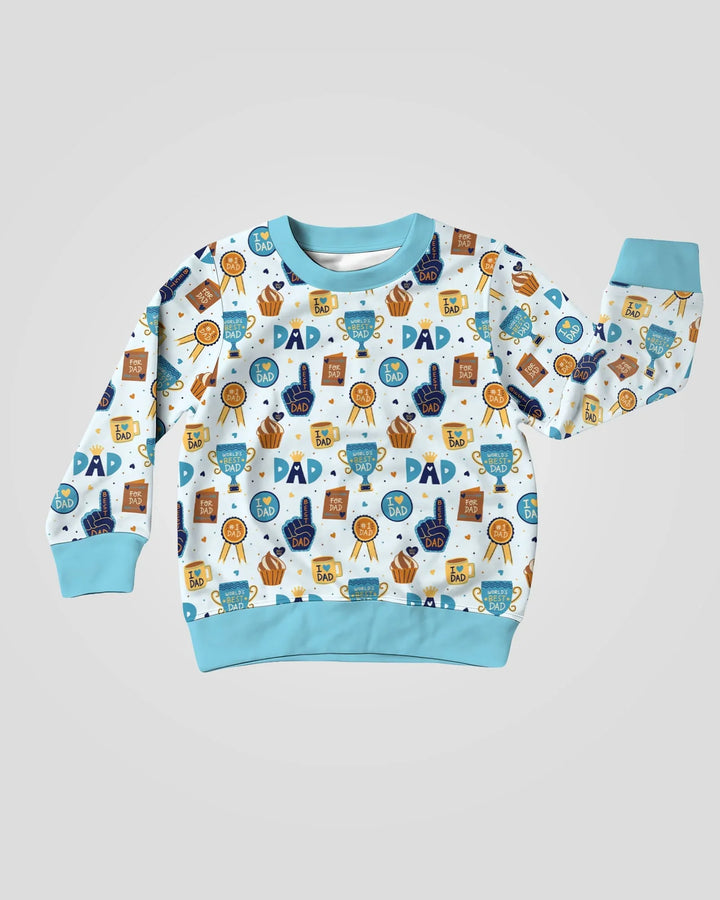 World's Best Dad Bamboo Crewneck Sweatshirt