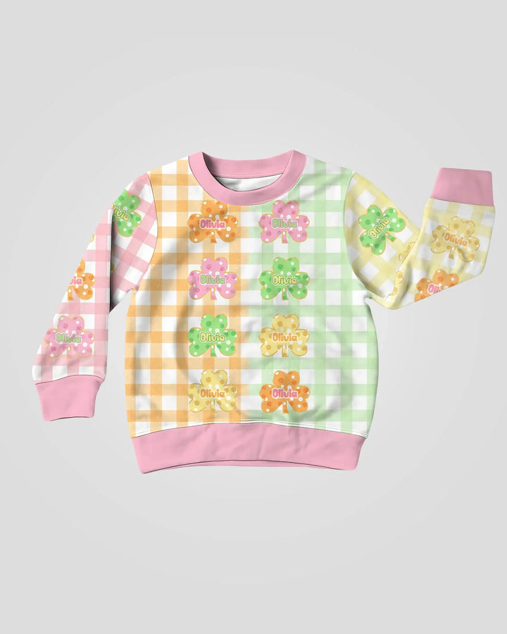 Lucky Shamrock Bamboo Crewneck Sweatshirt