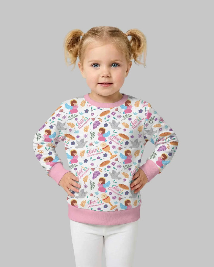 First Communion Bamboo Crewneck Sweatshirt