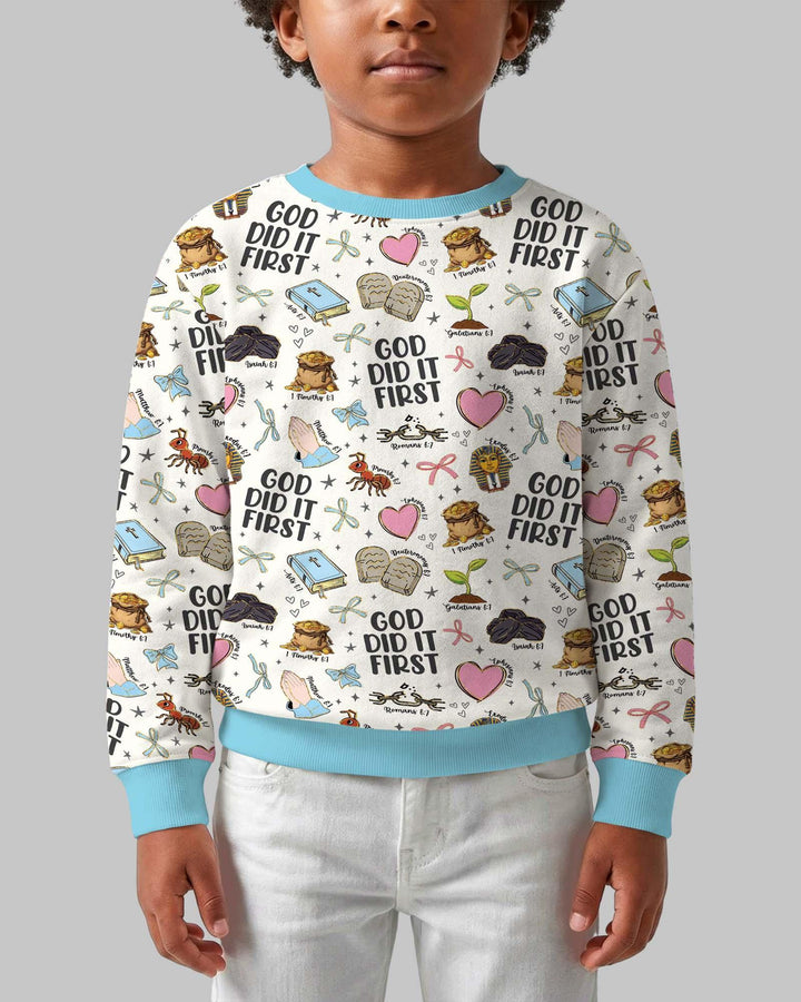 God Did It First Bamboo Crewneck Sweatshirt