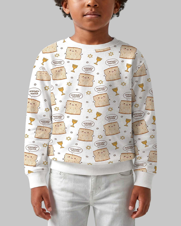 Afikomen Hunter Bamboo Crewneck Sweatshirt