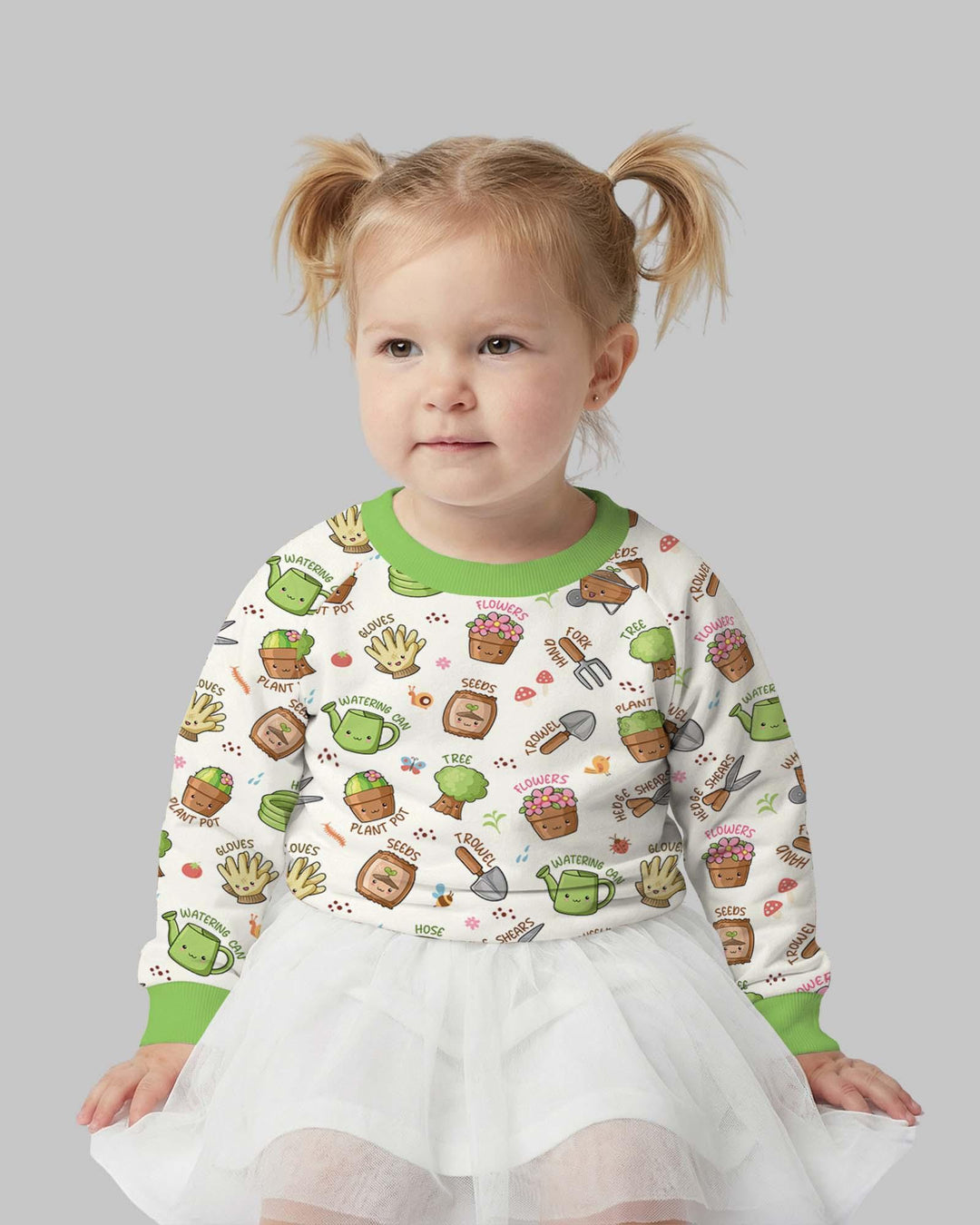 Kawaii Garden Crew Bamboo Crewneck Sweatshirt