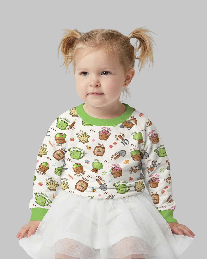 Kawaii Garden Crew Bamboo Crewneck Sweatshirt