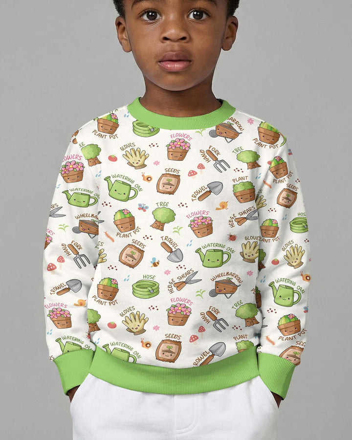 Kawaii Garden Crew Bamboo Crewneck Sweatshirt