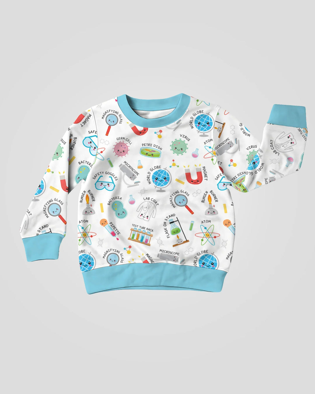 Science Fun Family Matching Bamboo Crewneck Sweatshirt