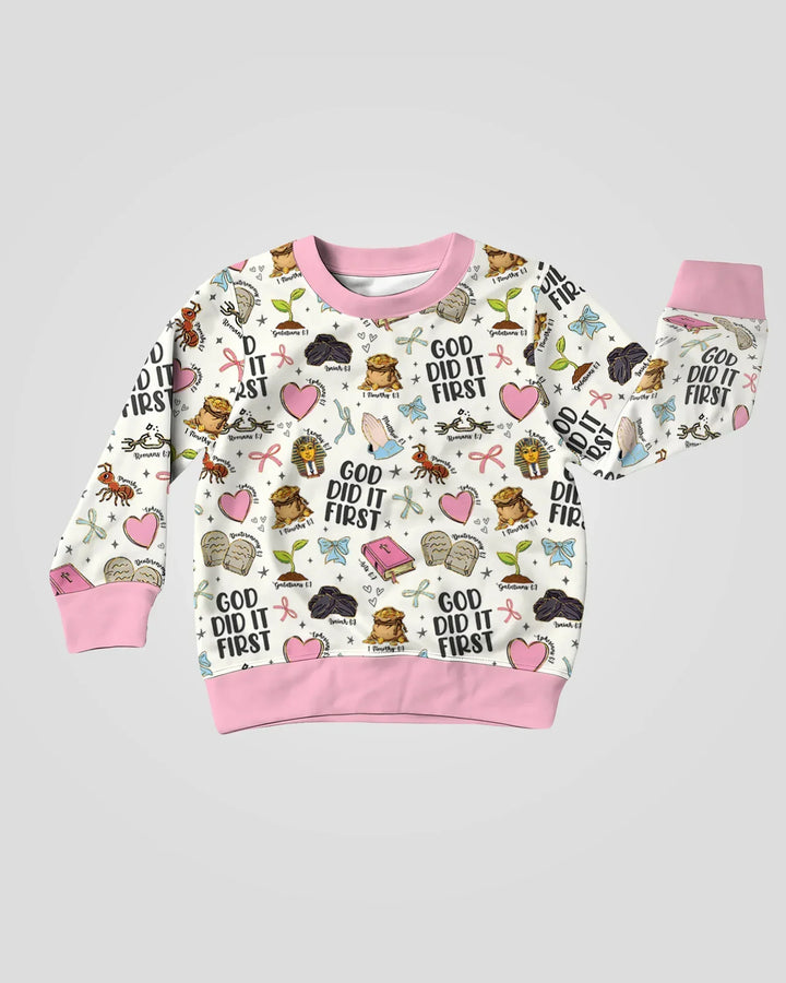 God Did It First Bamboo Crewneck Sweatshirt