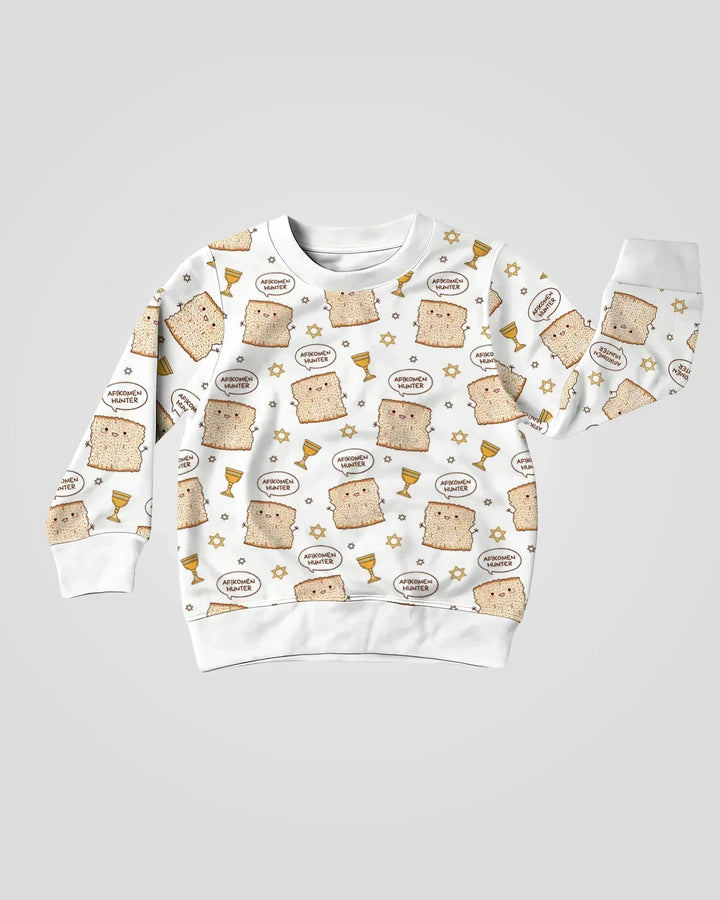 Afikomen Hunter Bamboo Crewneck Sweatshirt