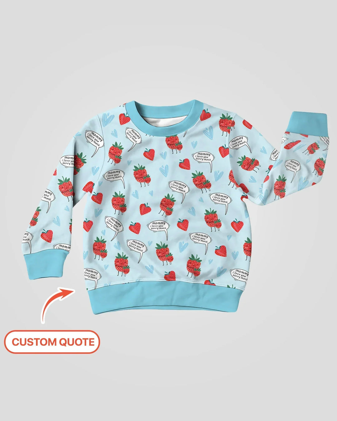 I love you berry much Bamboo Crewneck Sweatshirt