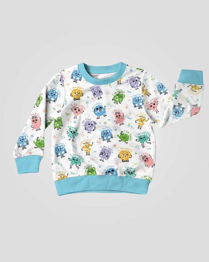 Positive Affirmations Bamboo Crewneck Sweatshirt