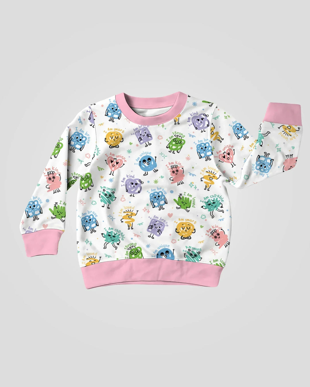 Positive Affirmations Bamboo Crewneck Sweatshirt