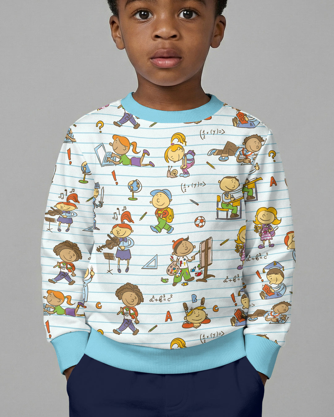 School Days Adventure Bamboo Crewneck Sweatshirt