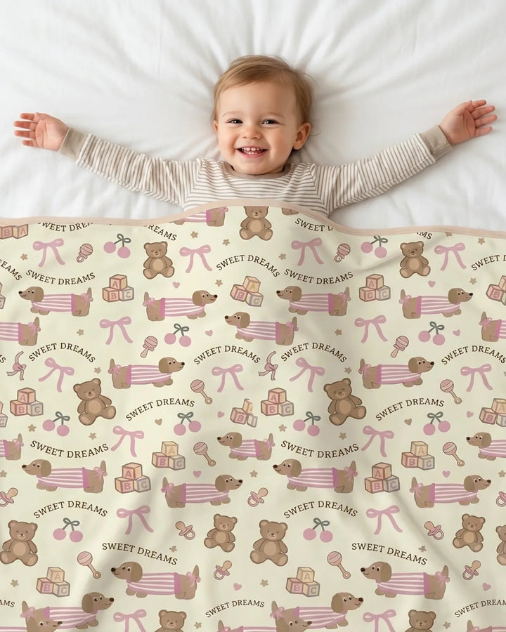 Sweet Buddy Bamboo Blanket