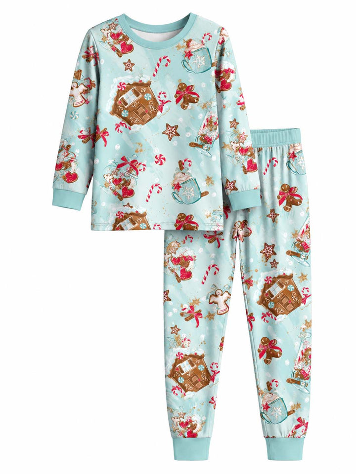 Sweet Christmas Cocoa Bamboo Two Piece Long Sleeve Pajama Set