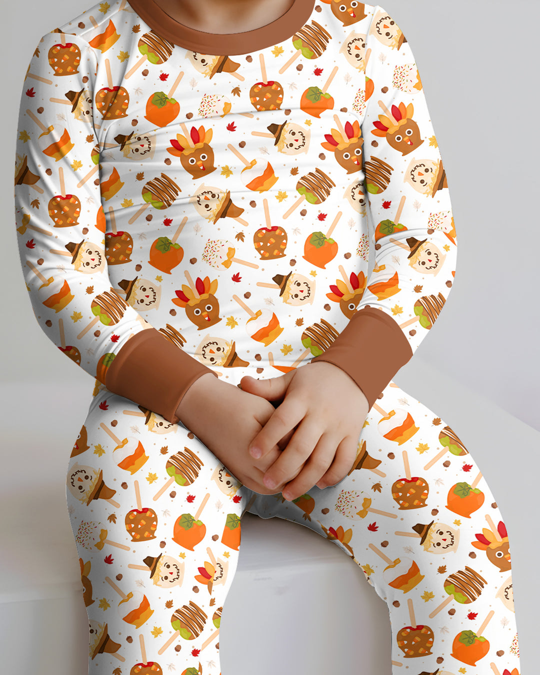 Template Bamboo Two Piece Long Sleeve Pyjamas Set
