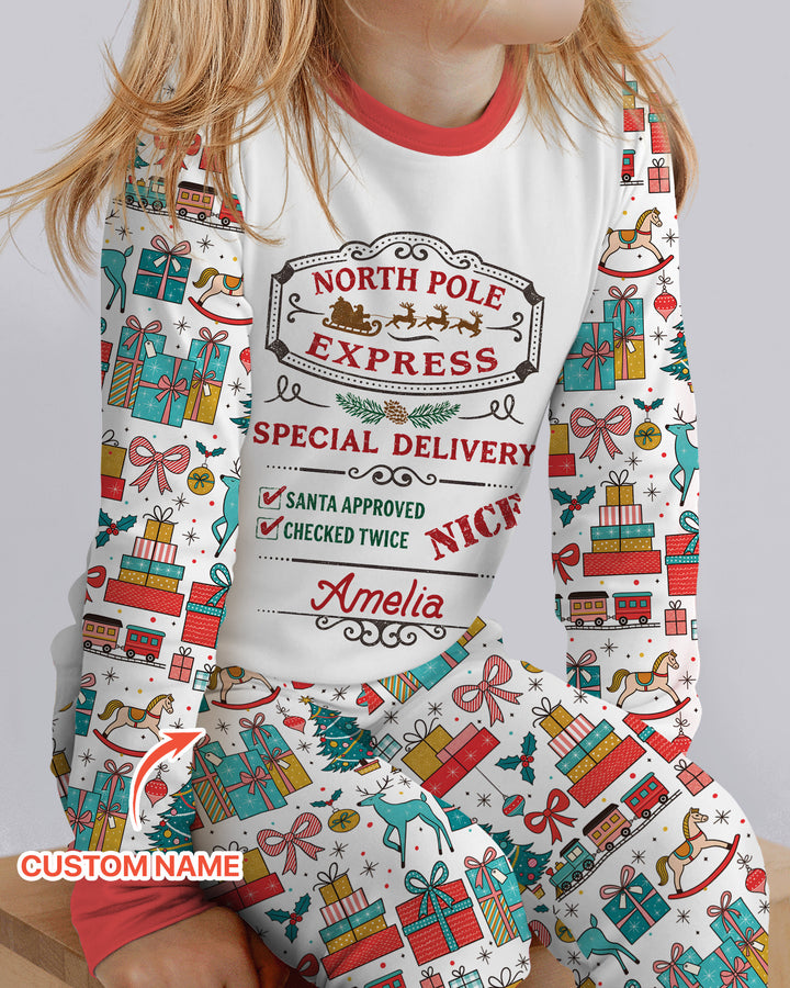 Santa’s Special Delivery Bamboo Two Piece Long Sleeve Pajama Set