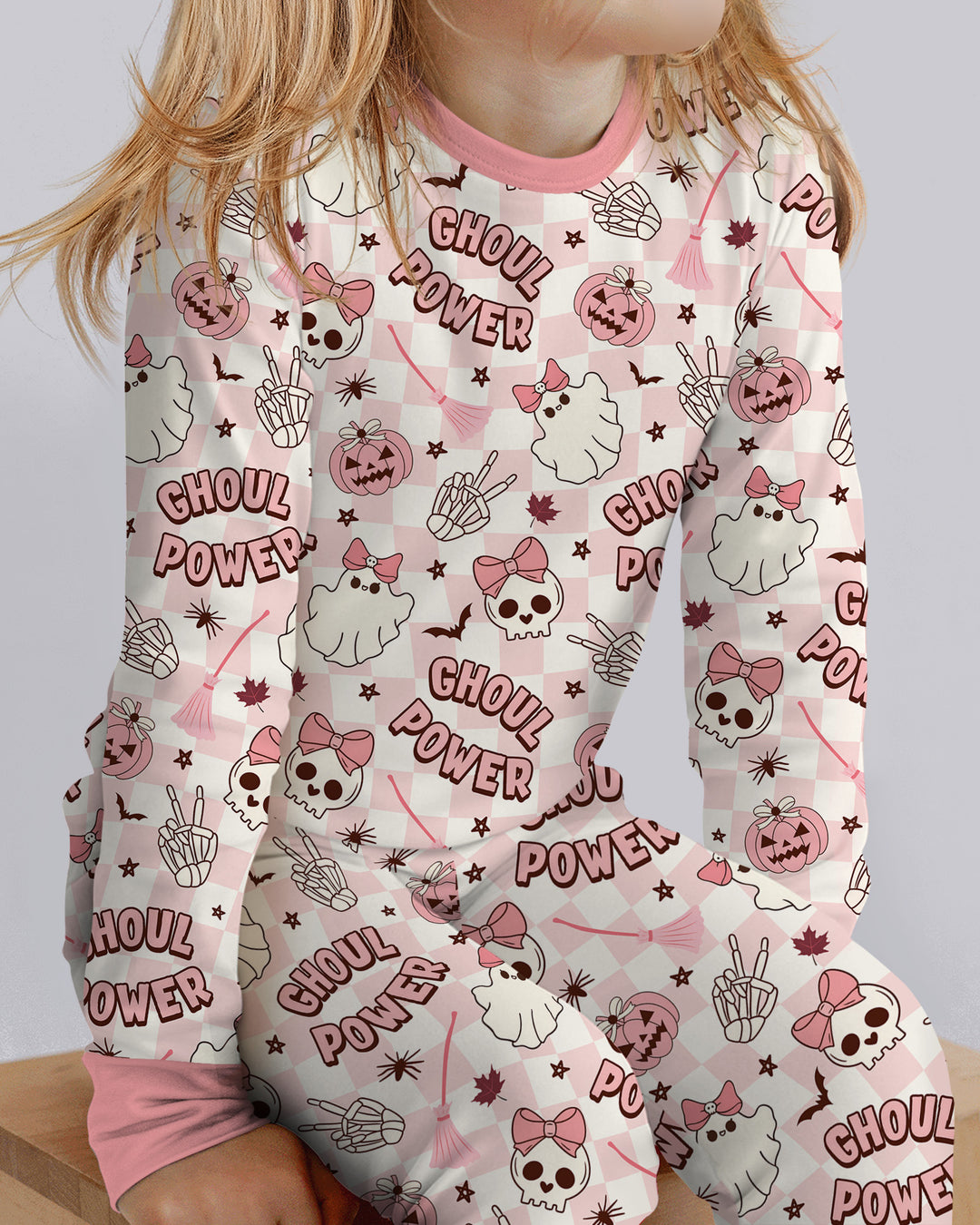 Ghoul Power Bamboo Two Piece Long Sleeve Pajama Set