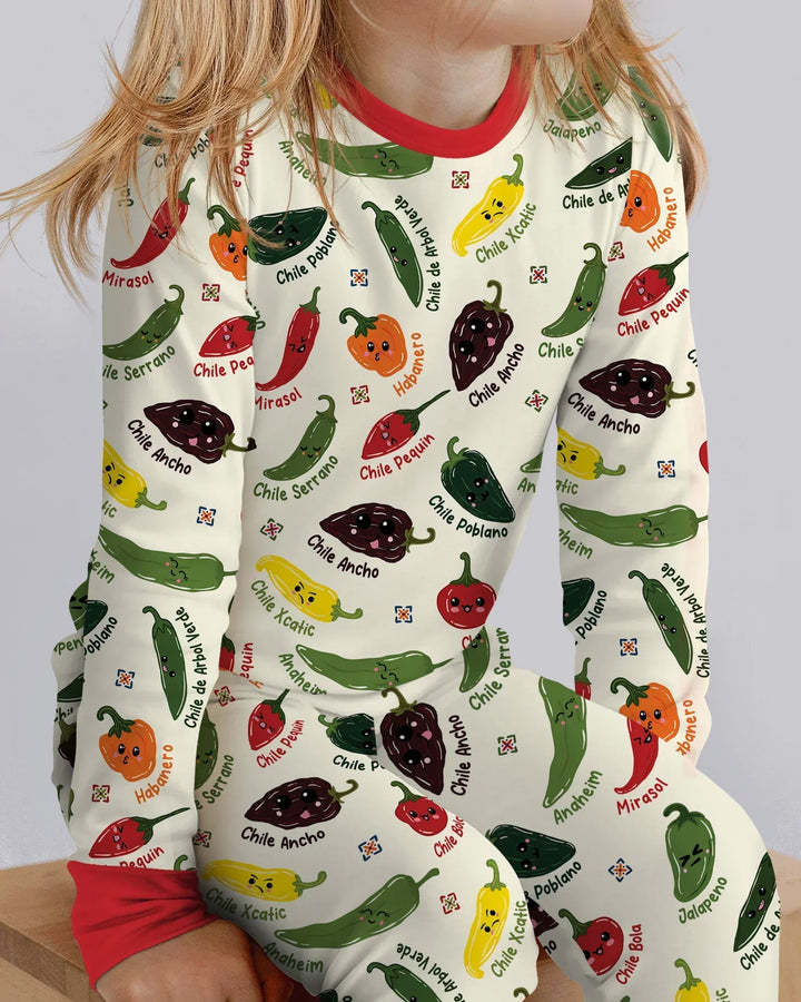 Template Bamboo Two Piece Long Sleeve Pyjamas Set