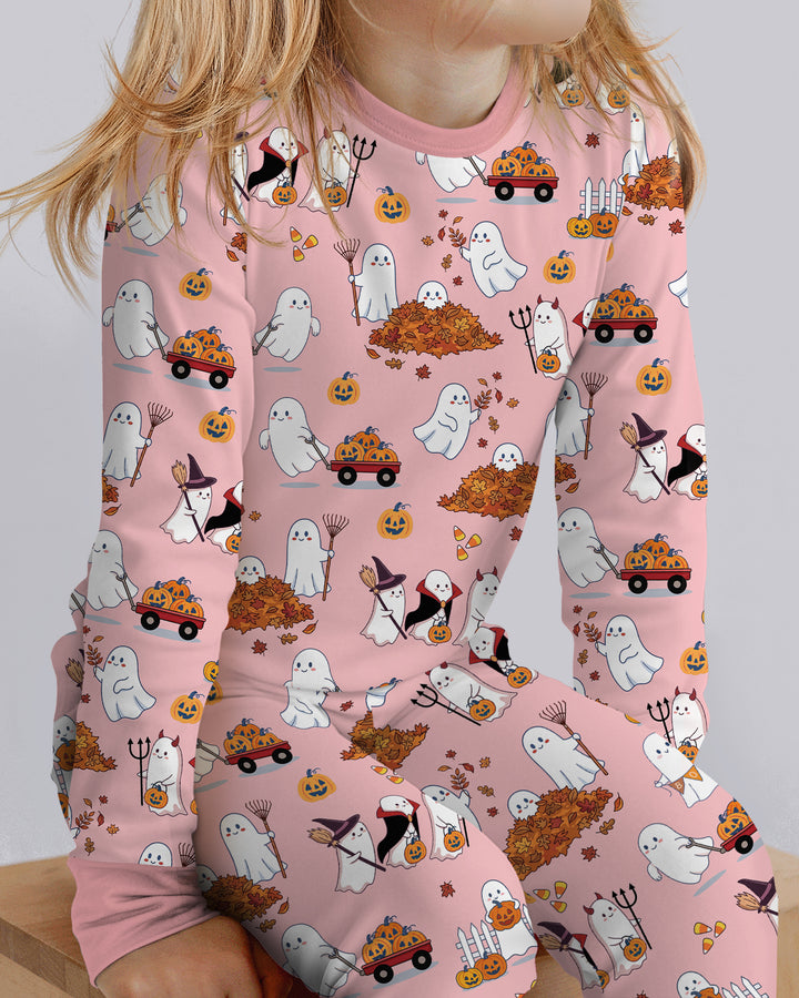 Halloween Town  Bamboo Two Piece Long Sleeve Pajama Set