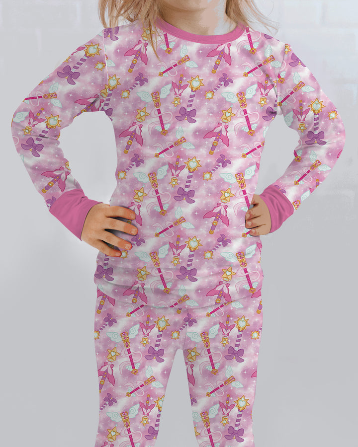Template Bamboo Two Piece Long Sleeve Pyjamas Set
