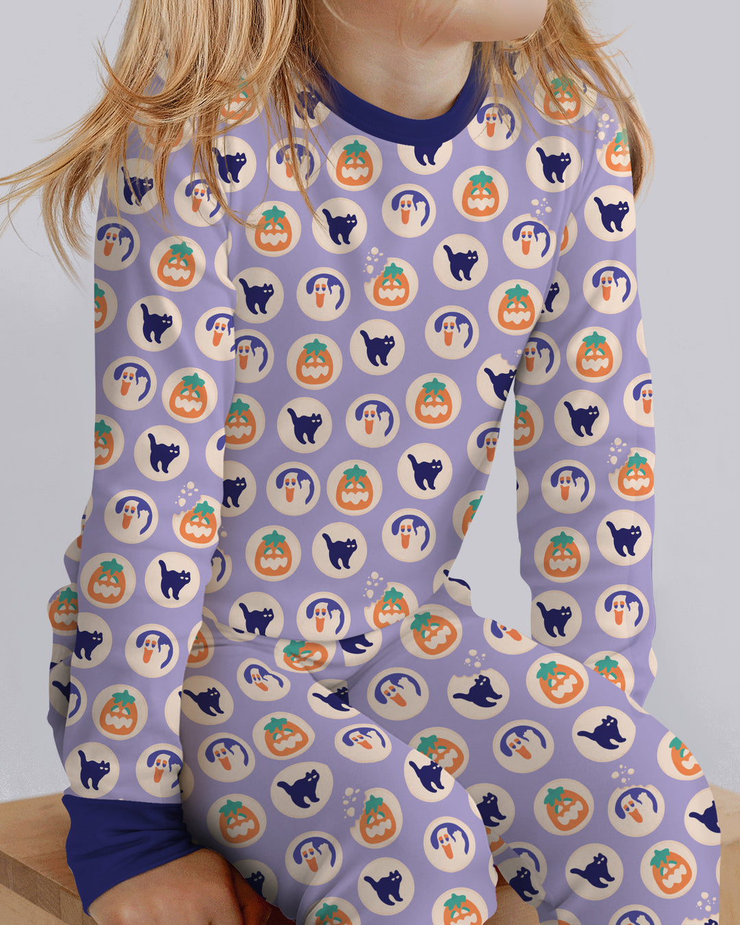 Template Bamboo Two Piece Long Sleeve Pyjamas Set