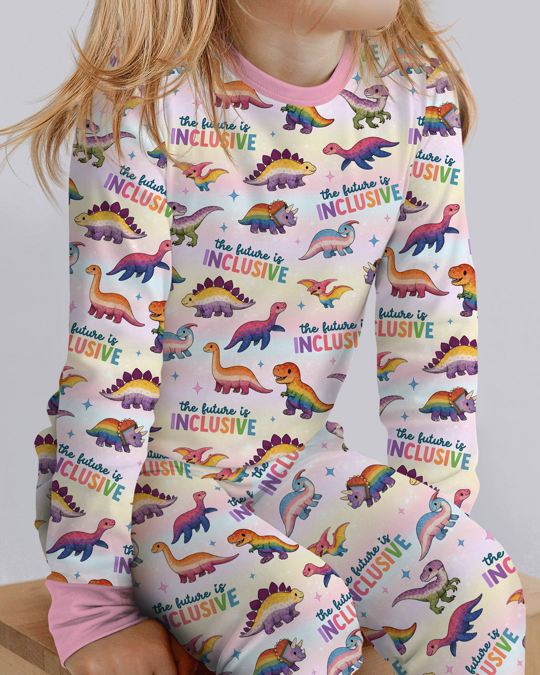 The Future is Inclusive Bamboo Two Piece Long Sleeve Pajama Set