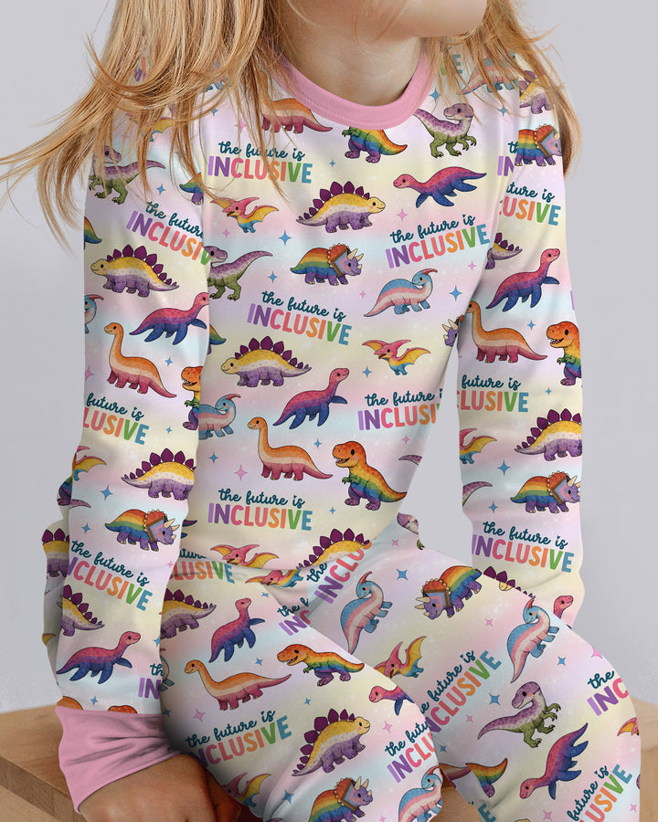 The Future is Inclusive Bamboo Two Piece Long Sleeve Pajama Set