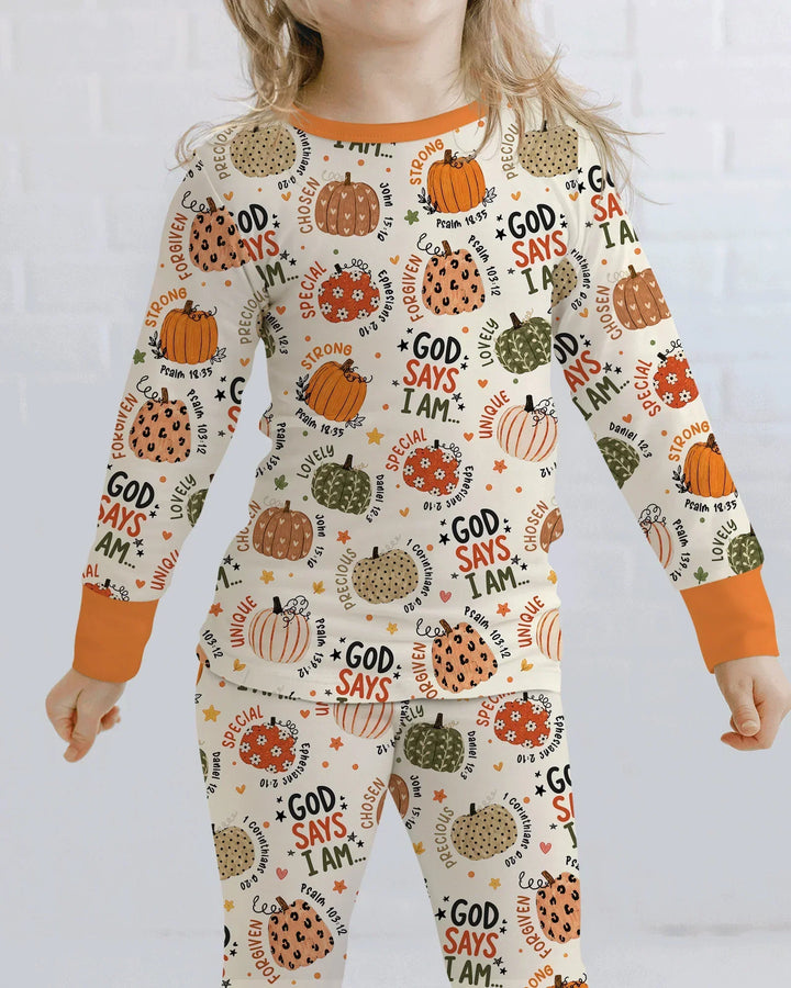 Template Bamboo Two Piece Long Sleeve Pyjamas Set