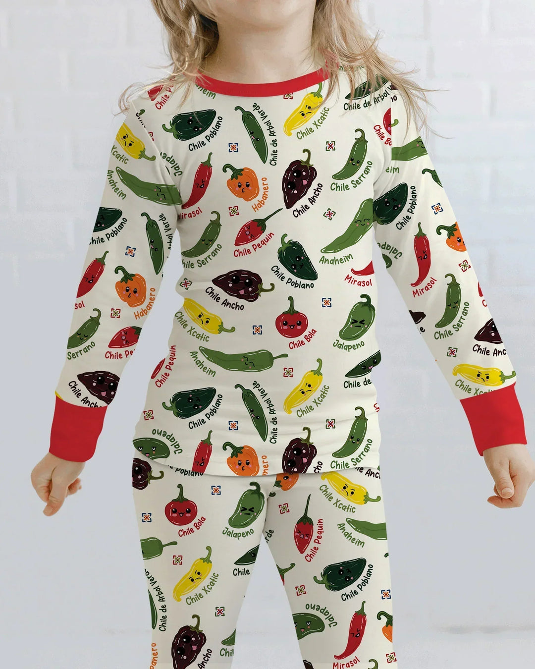 Template Bamboo Two Piece Long Sleeve Pyjamas Set