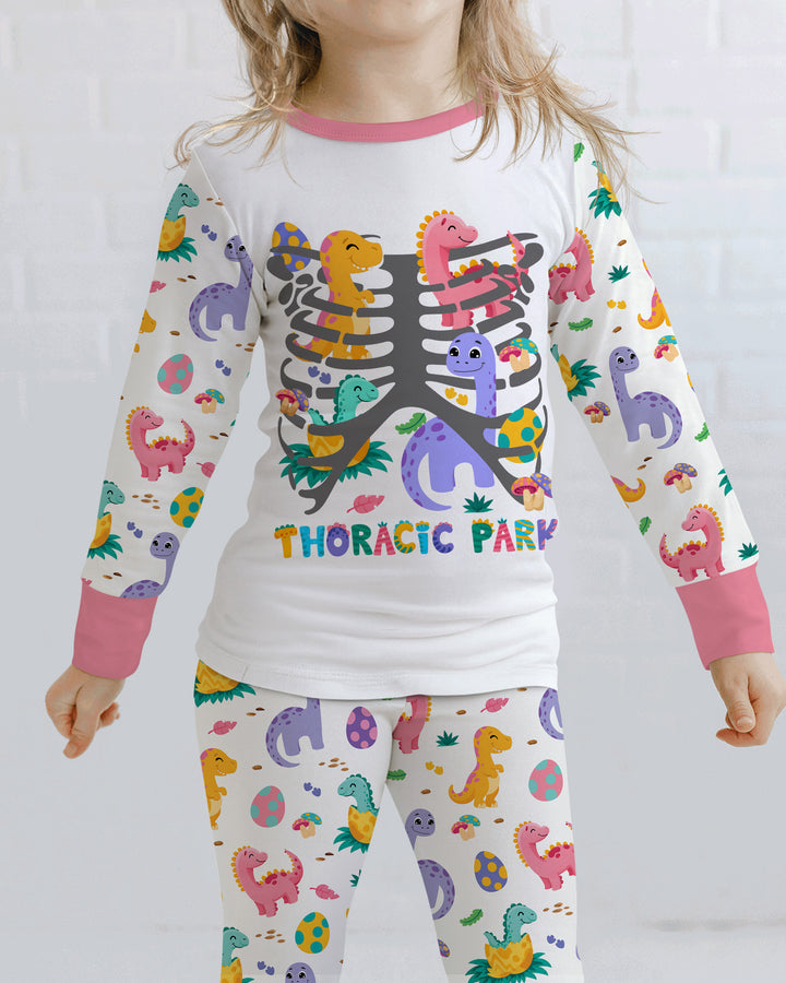 Thoracic Park Bamboo Two Piece Long Sleeve Pajama Set