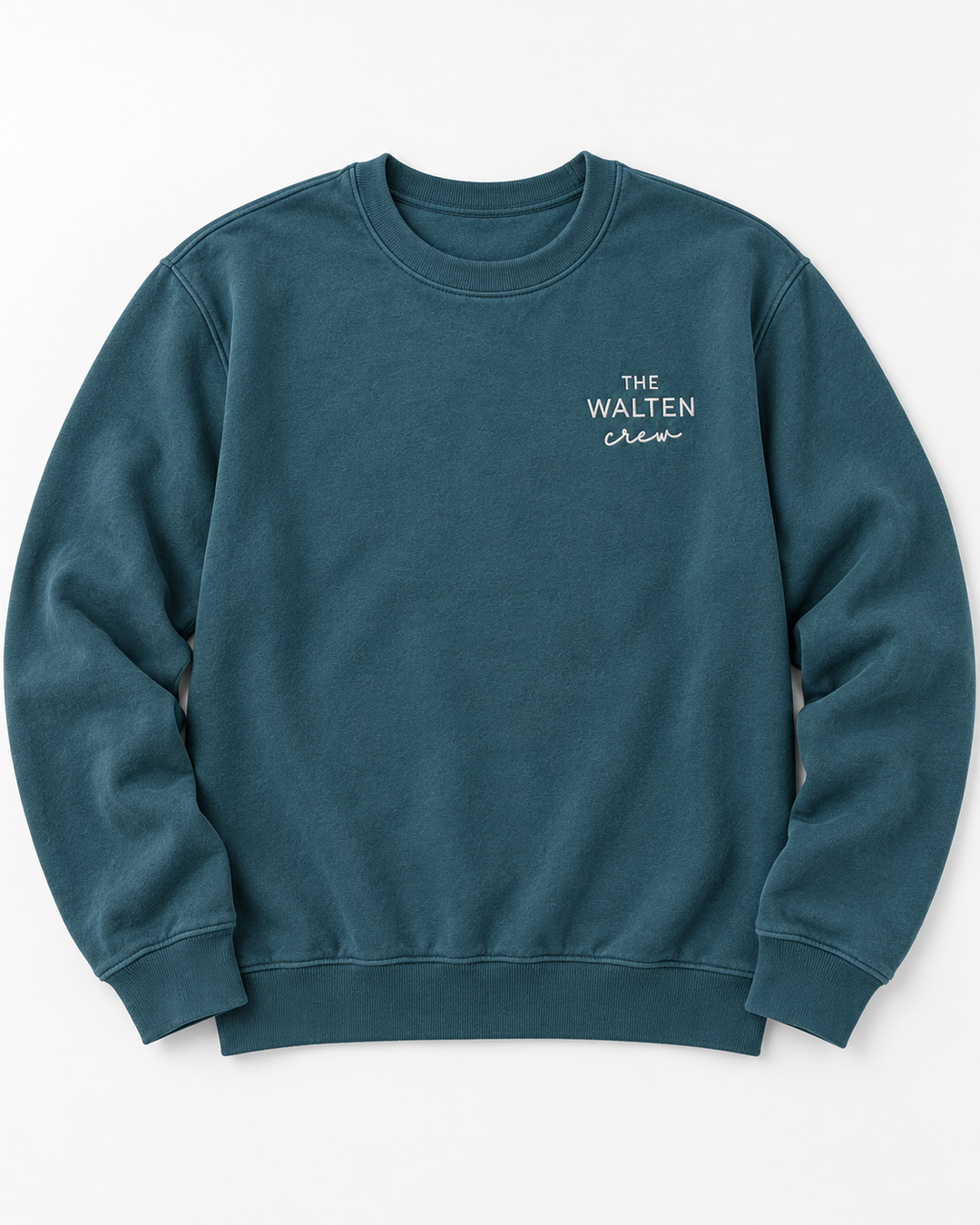 Custom Family Crew Embroidered Bamboo Women Crewneck Sweatshirt