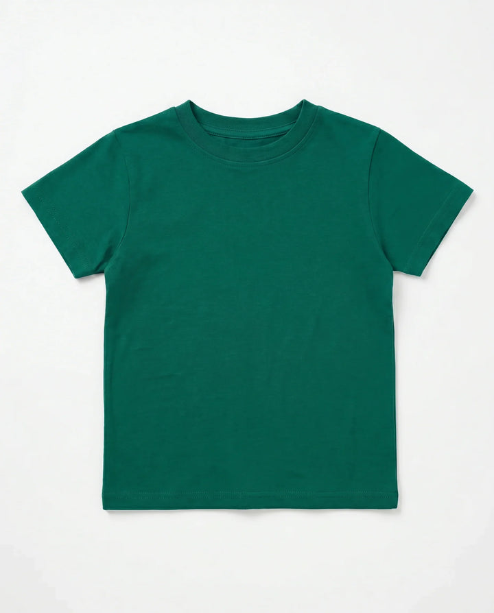 Solid Color Bamboo Crewneck T-Shirt
