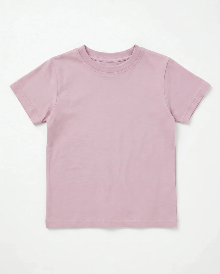 Solid Color Bamboo Crewneck T-Shirt