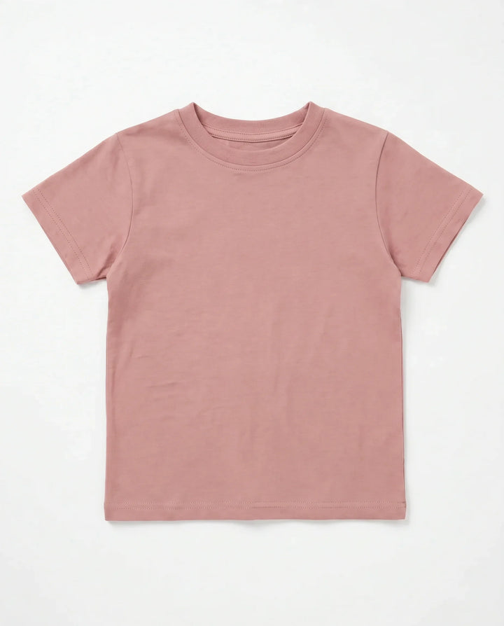 Solid Color Bamboo Crewneck T-Shirt