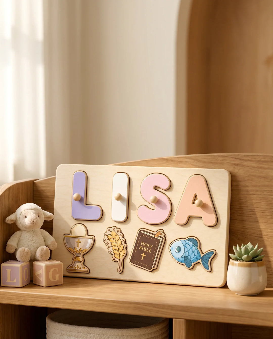 Personalized Faith Wooden Puzzle