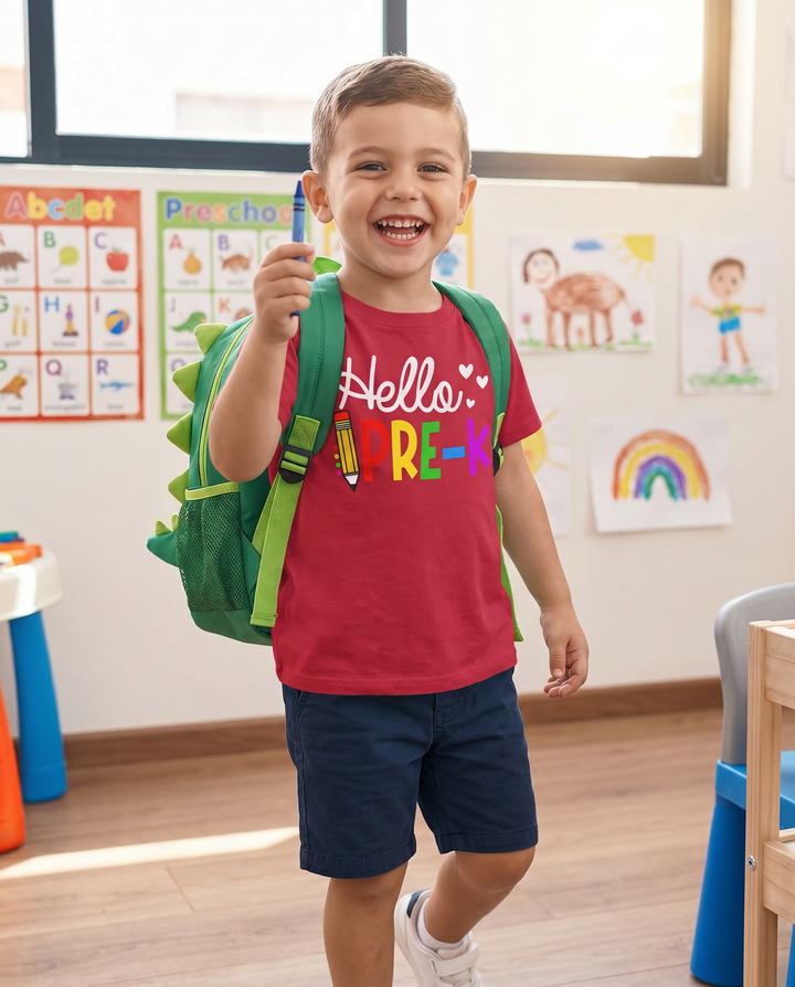 Rainbow Pre-K Bamboo Crewneck T-Shirt