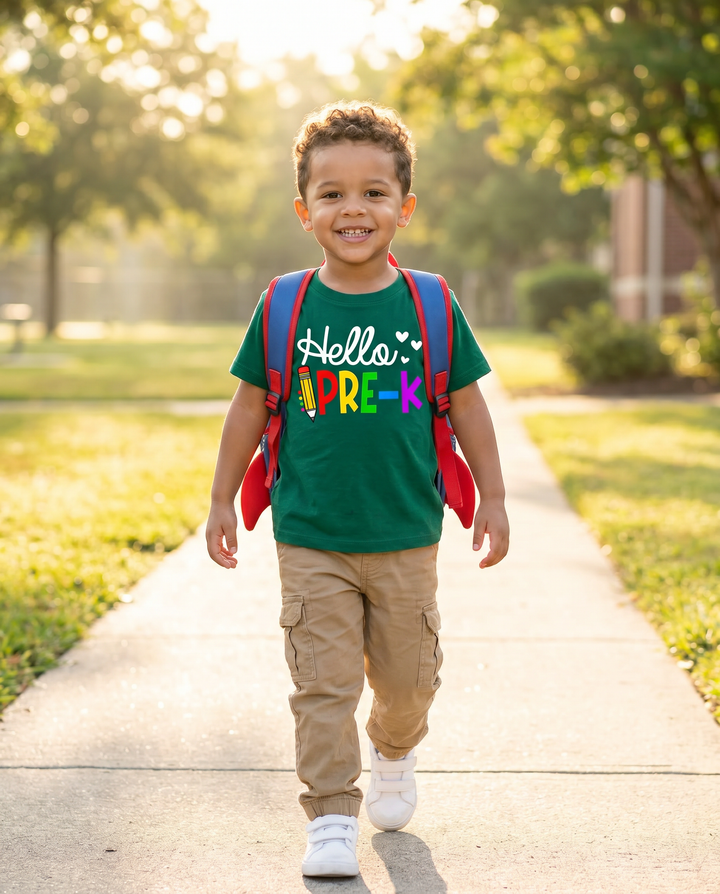 Rainbow Pre-K Bamboo Crewneck T-Shirt