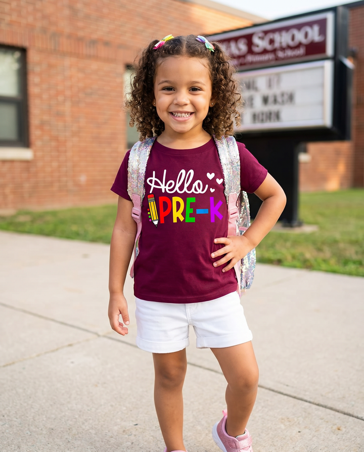 Rainbow Pre-K Bamboo Crewneck T-Shirt