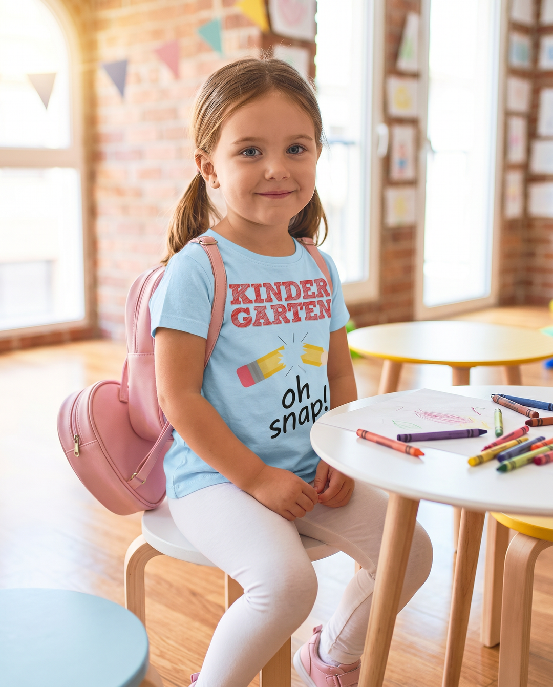 Kindergarten, Oh Snap Bamboo Crewneck T-Shirt