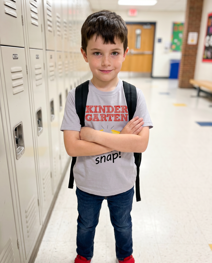 Kindergarten, Oh Snap Bamboo Crewneck T-Shirt