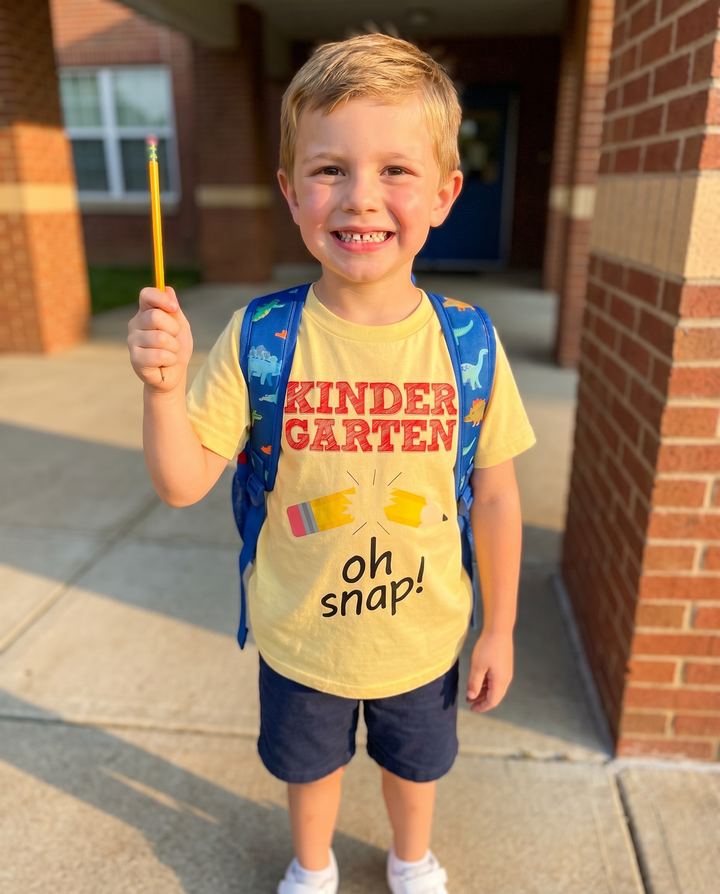 Kindergarten, Oh Snap Bamboo Crewneck T-Shirt