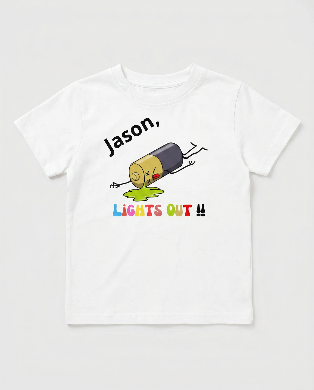 Jason, Lights Out! Bamboo Crewneck T-Shirt