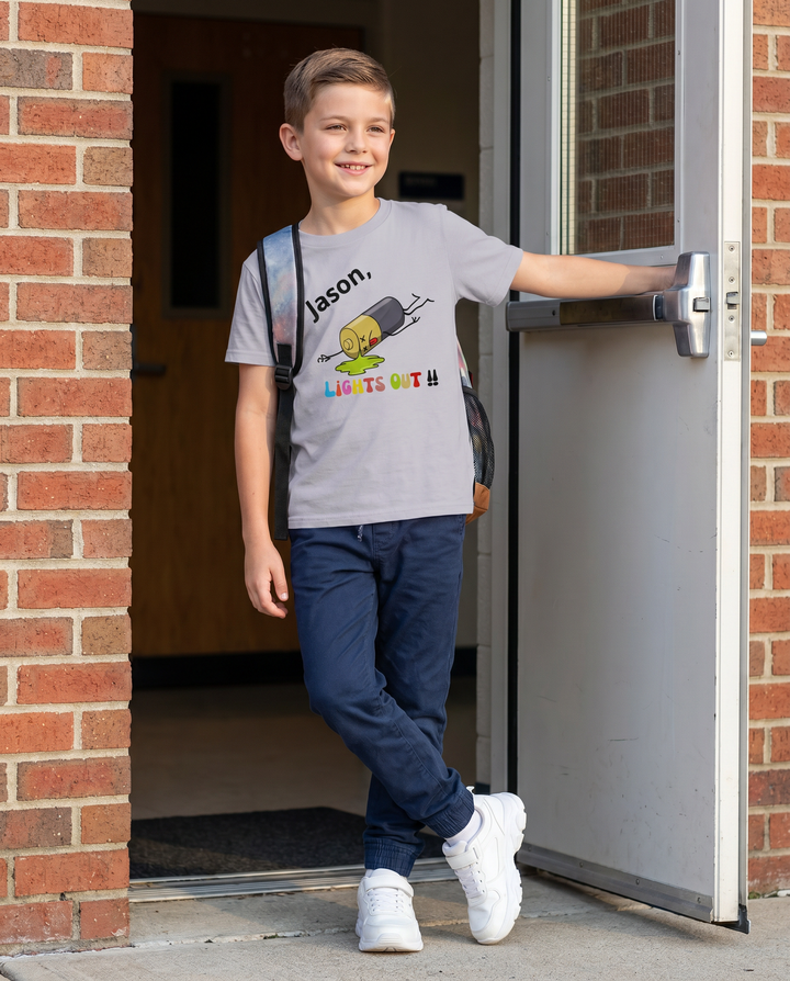Jason, Lights Out! Bamboo Crewneck T-Shirt