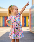 Sweet School Adventure Bamboo Twirl Dress