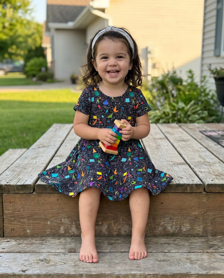STEM Sketchbook Bamboo Twirl Dress