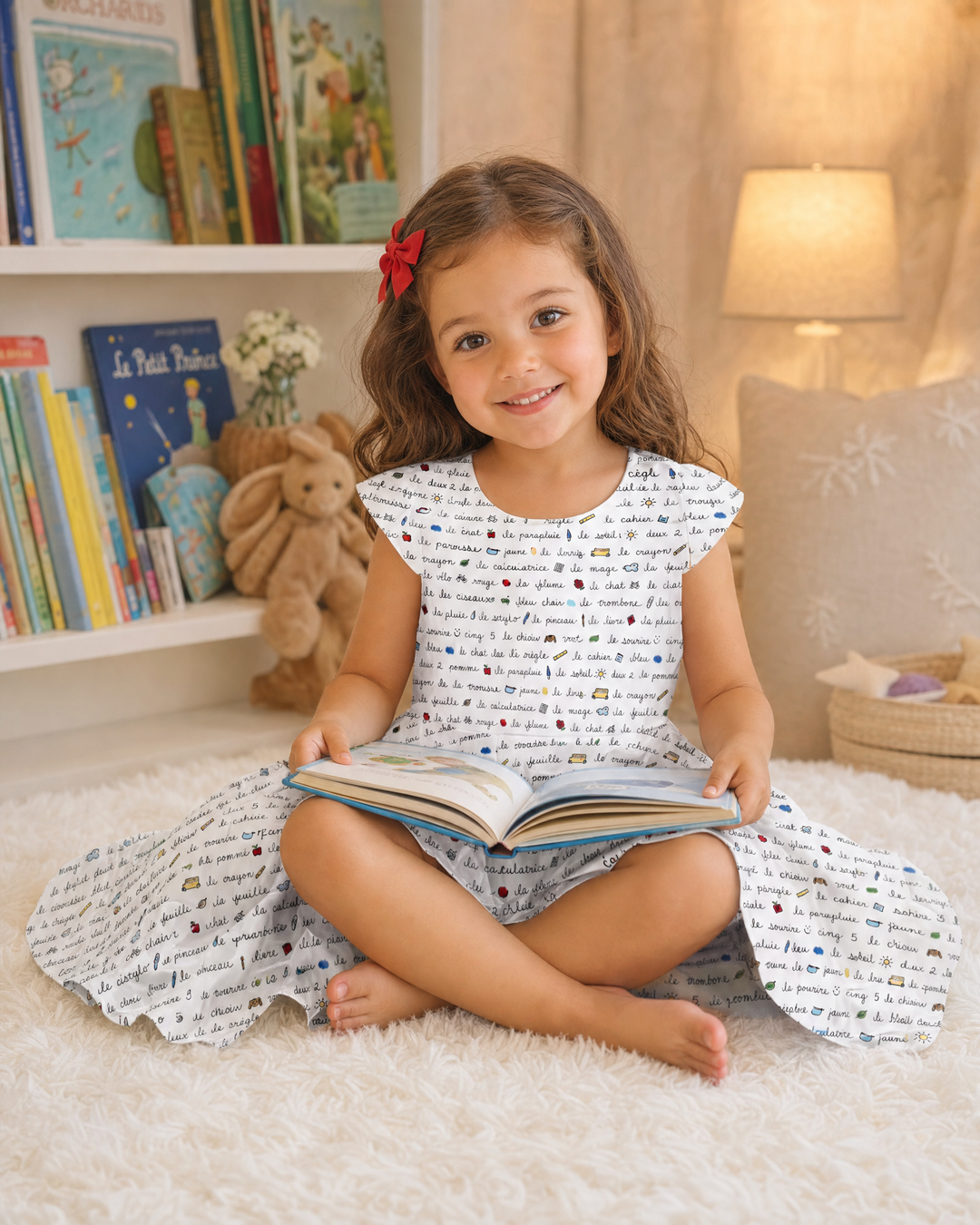 French Classroom Notes Bamboo Twirl Dress