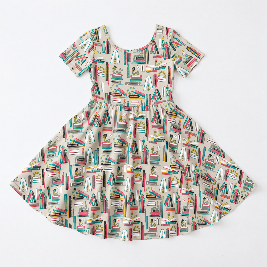 Bookworm Adventures Bamboo Twirl Dress