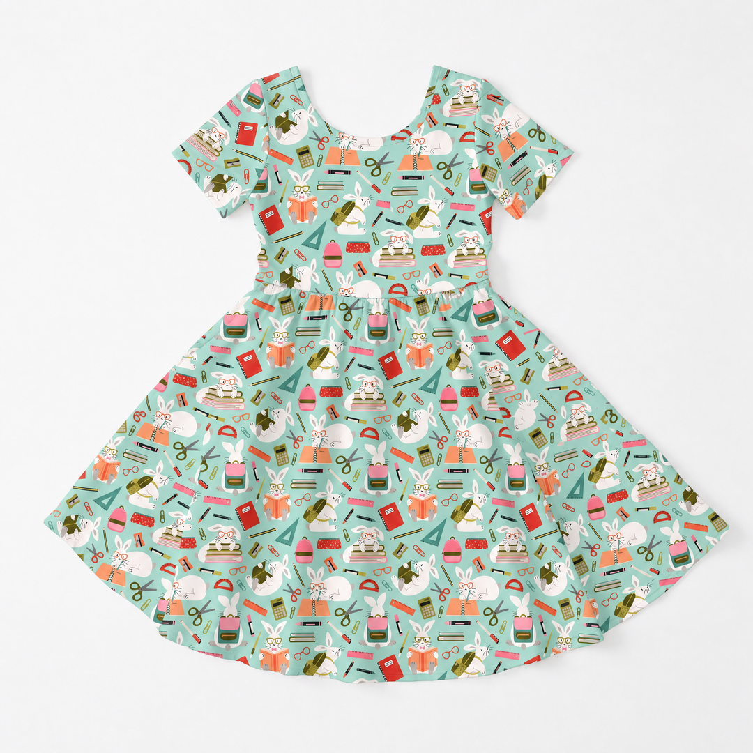 Bookish Bunny Adventures Bamboo Twirl Dress