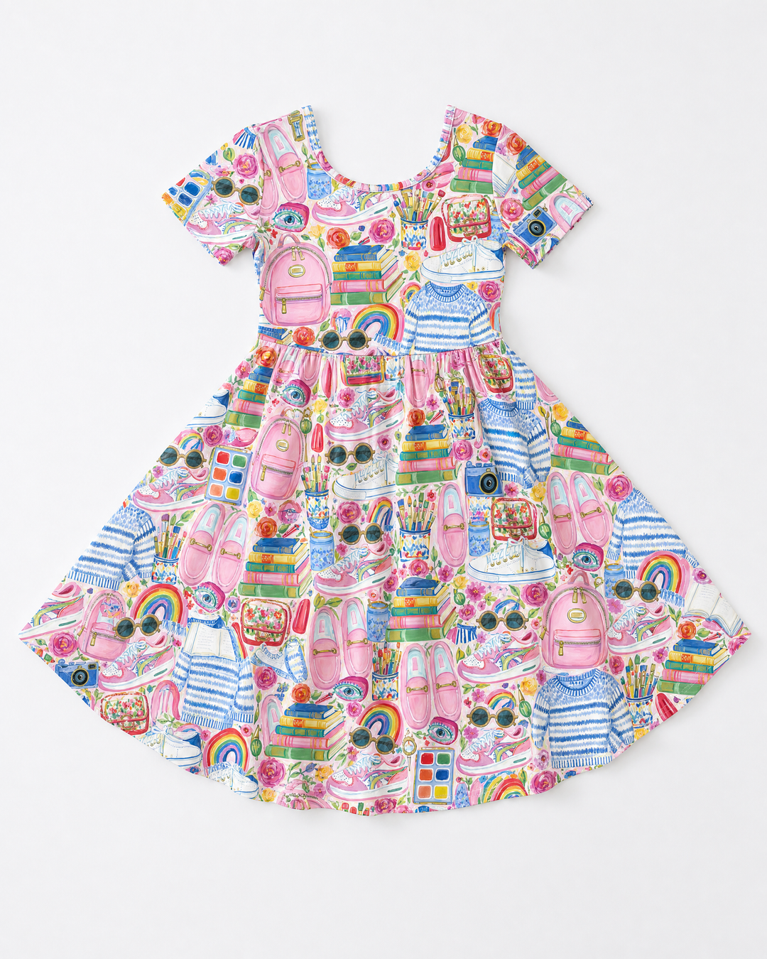 Sweet School Adventure Bamboo Twirl Dress