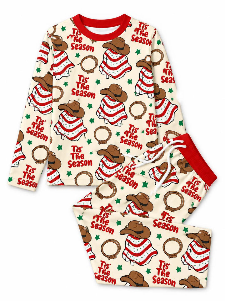 Tis The Season Cowboy Christmas Bamboo Men's Pajama Set