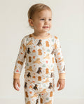 Brown Dogs Bamboo Two Piece Pajama Set
